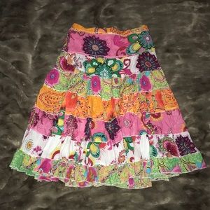 Colorful kids skirt